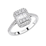 0.60 Carat Natural Diamond Baguette Design Diamond Ring | LONDIA