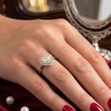 0.60 Carat Natural Diamond Heart Design Ring | LONDIA