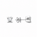 0.60 Carat Natural Diamond Solitaire Earrings | LONDIA