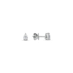 Natural Diamond Pear Necklace & Earrings Set