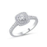 0.60 Ct Natural Diamond Designer Ring