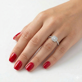 0.60 Ct Natural Diamond Designer Ring