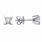 0.60 Ct Natural Diamond LONDIA Butterfly Design Solitaire Set in 14K Gold