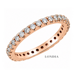 0.60 Carat F Color Natural Diamond Full Eternity Ring