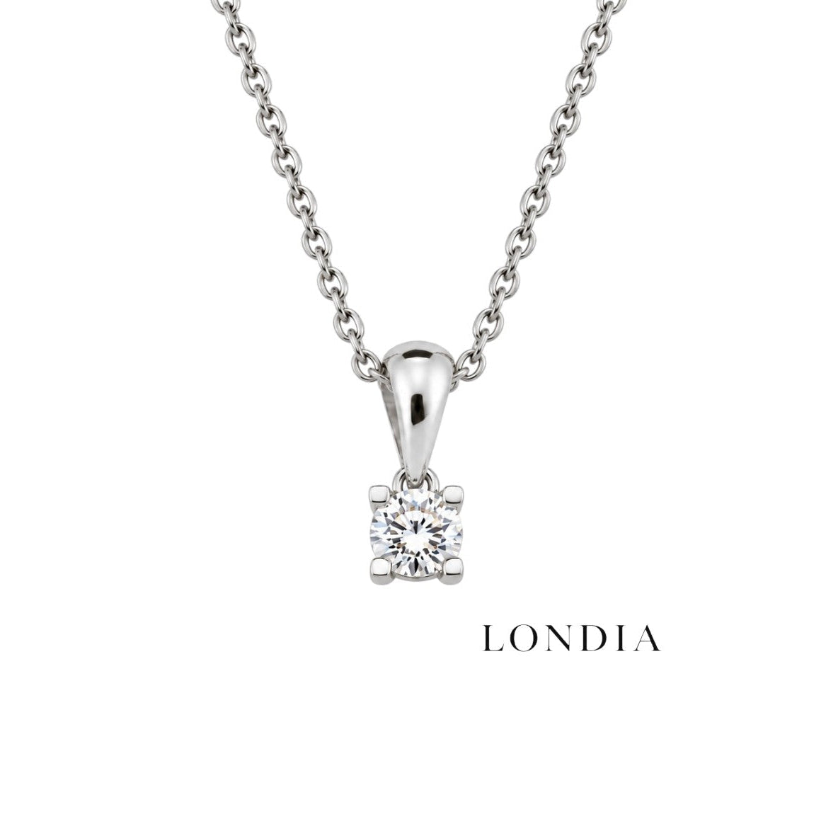0.60 Ct. F Color Natural Diamond Valentine Solitaire Set