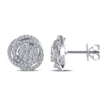 0.60 Ct. Natural Diamond Olympic Design Diamond Earing in 14K Gold