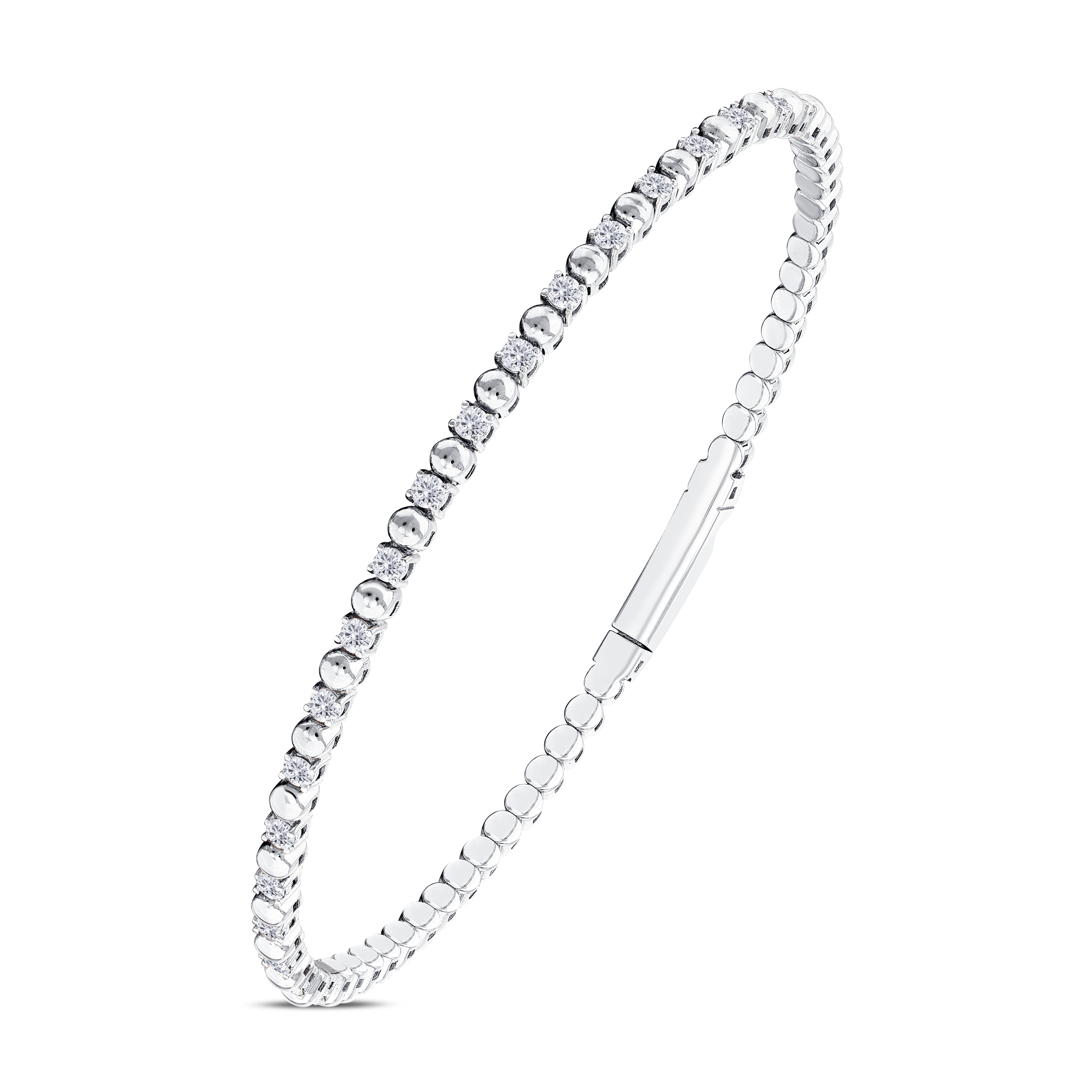 0.60 ct. Flexible Collection Diamond Bracelet 14K Gold