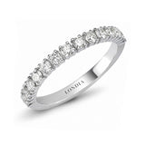 0.65 Carat Diamond Half Eternity Ring in 14K Gold