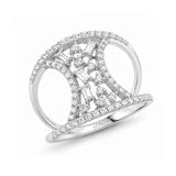 0.65 ct Natural Diamond Design Ring | 18K Gold Ring