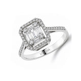 0.70 Carat Natural Diamond Baguette Stone Design Diamond Ring | LONDIA