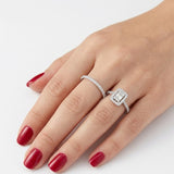 Natural Diamond Wedding Ring Set