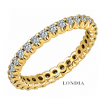 0.70 Carat E Color Natural Diamond Full Eternity Ring