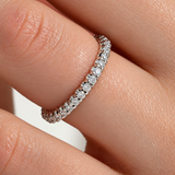 0.70 Carat E Color Natural Diamond Full Eternity Ring