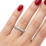 0.75 Carat Diamond Full Eternity Ring in 14K Solid Gold