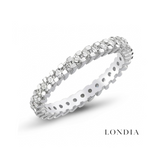 0.75 Carat Diamond Full Eternity Ring in 14K Solid Gold