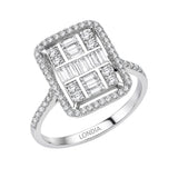 0.75 Carat Natural Diamond Baguette Design Diamond Ring | LONDIA