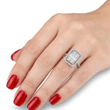 0.75 Carat Natural Diamond Baguette Design Diamond Ring | LONDIA