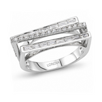 Diamond Line Design Ring