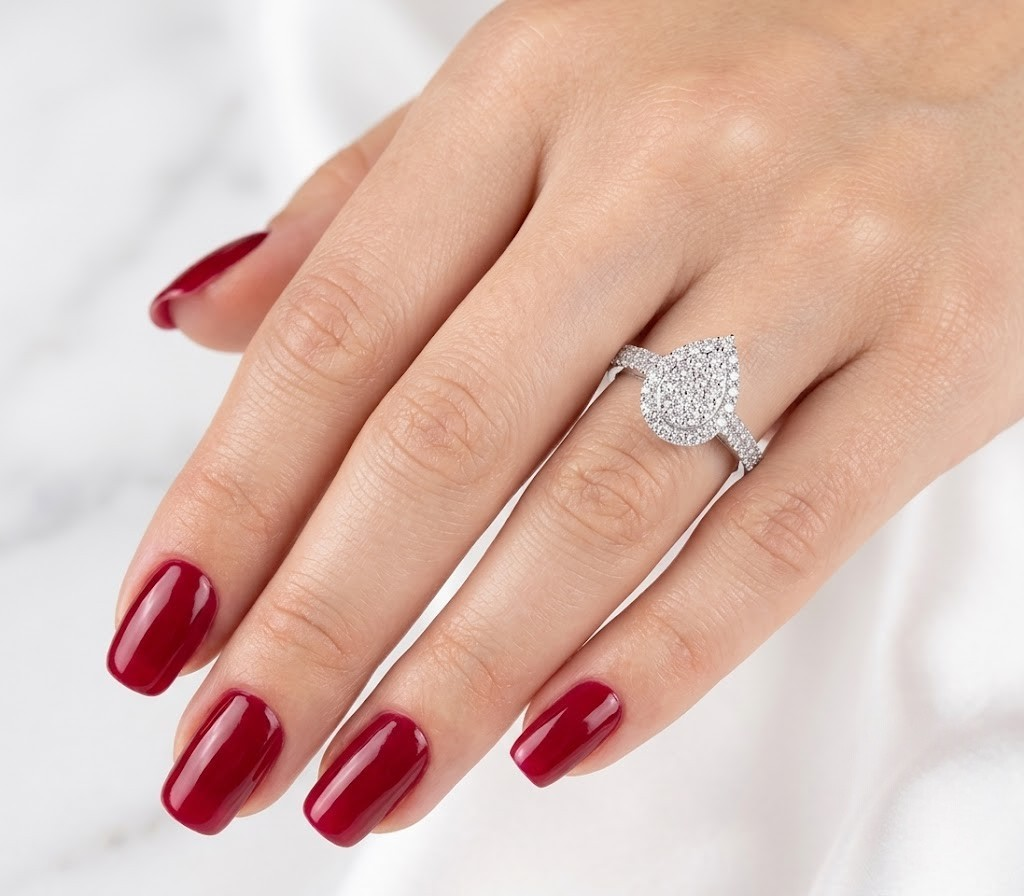 0.75 Ct. Natural Diamond Coronet-Set Diamond Ring | LONDIA