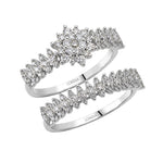  Natural Diamond Wedding Ring Set 