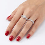  Natural Diamond Wedding Ring Set 