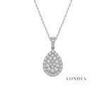 0.75 Carat Natural Diamond Coronet Design Necklace