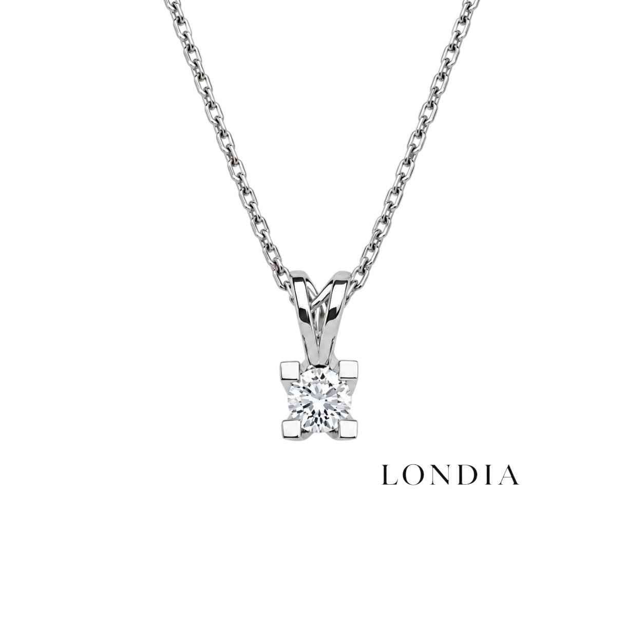 0.75 Ct. F Color Natural Diamond Valentine Solitaire Set