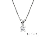 0.75 Ct. F Color Natural Diamond Valentine Solitaire Set