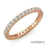 0.80 Carat Diamond Eternity Ring in 14K Solid Gold