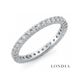 0.80 Carat Diamond Eternity Ring in 14K Solid Gold