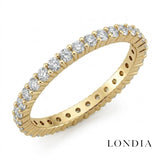 0.80 Carat Diamond Eternity Ring in 14K Solid Gold