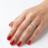 0.80 Carat Diamond Eternity Ring in 14K Solid Gold