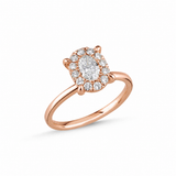 Magic Oval Solitaire Ring
