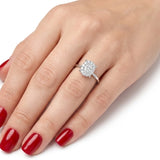 Magic Oval Solitaire Ring