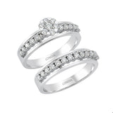 0.80 Ct. Natural Diamond Wedding Ring Set | LONDIA