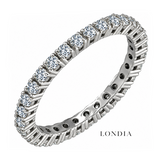 0.80 Carat E Color Natural Diamond Full Eternity Ring