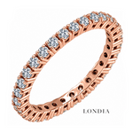 0.80 Carat E Color Natural Diamond Full Eternity Ring