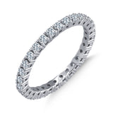 0.80 Ct. Diamond Full Eternity Band Ring in 14K Fine Gold