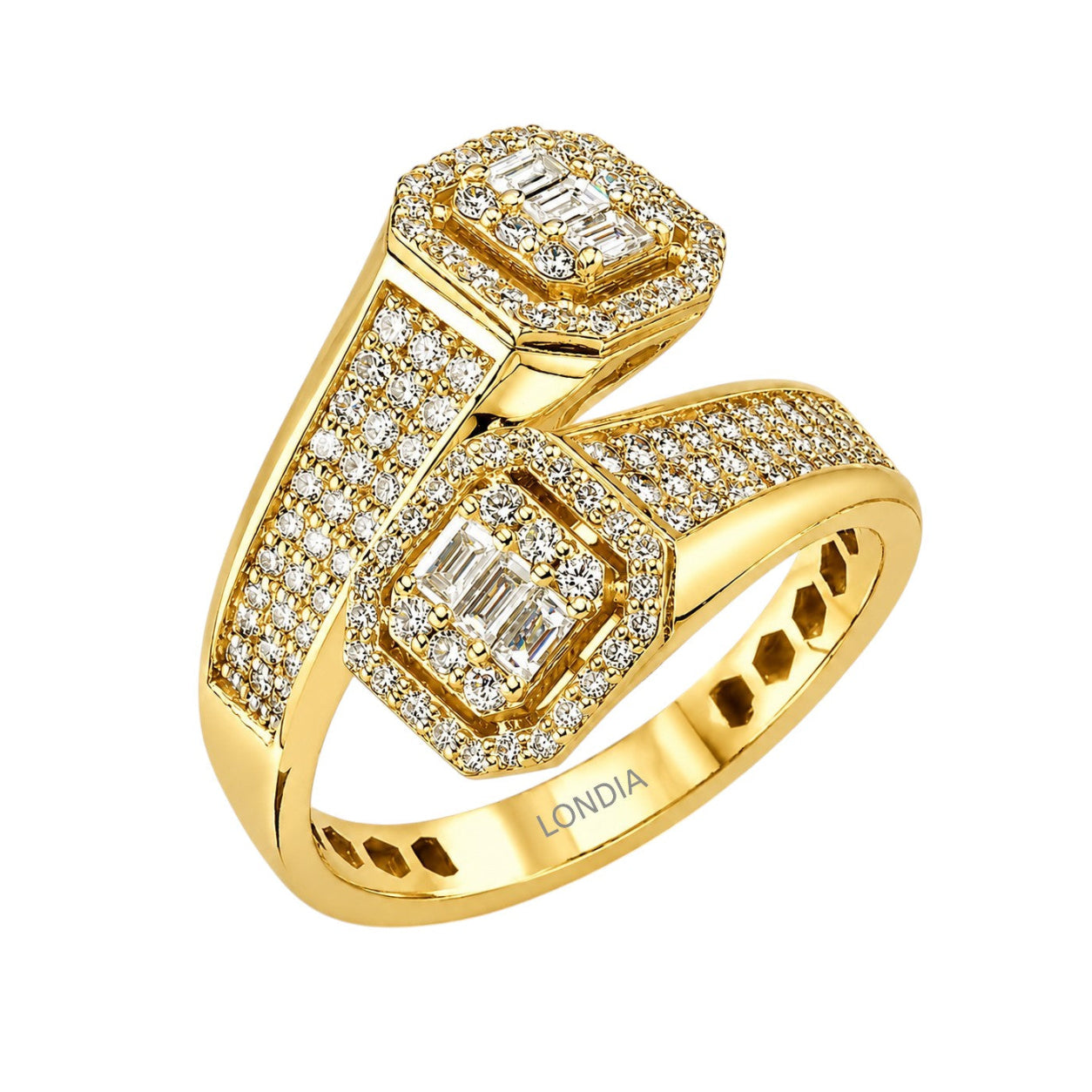 Natural Diamond Design Ring