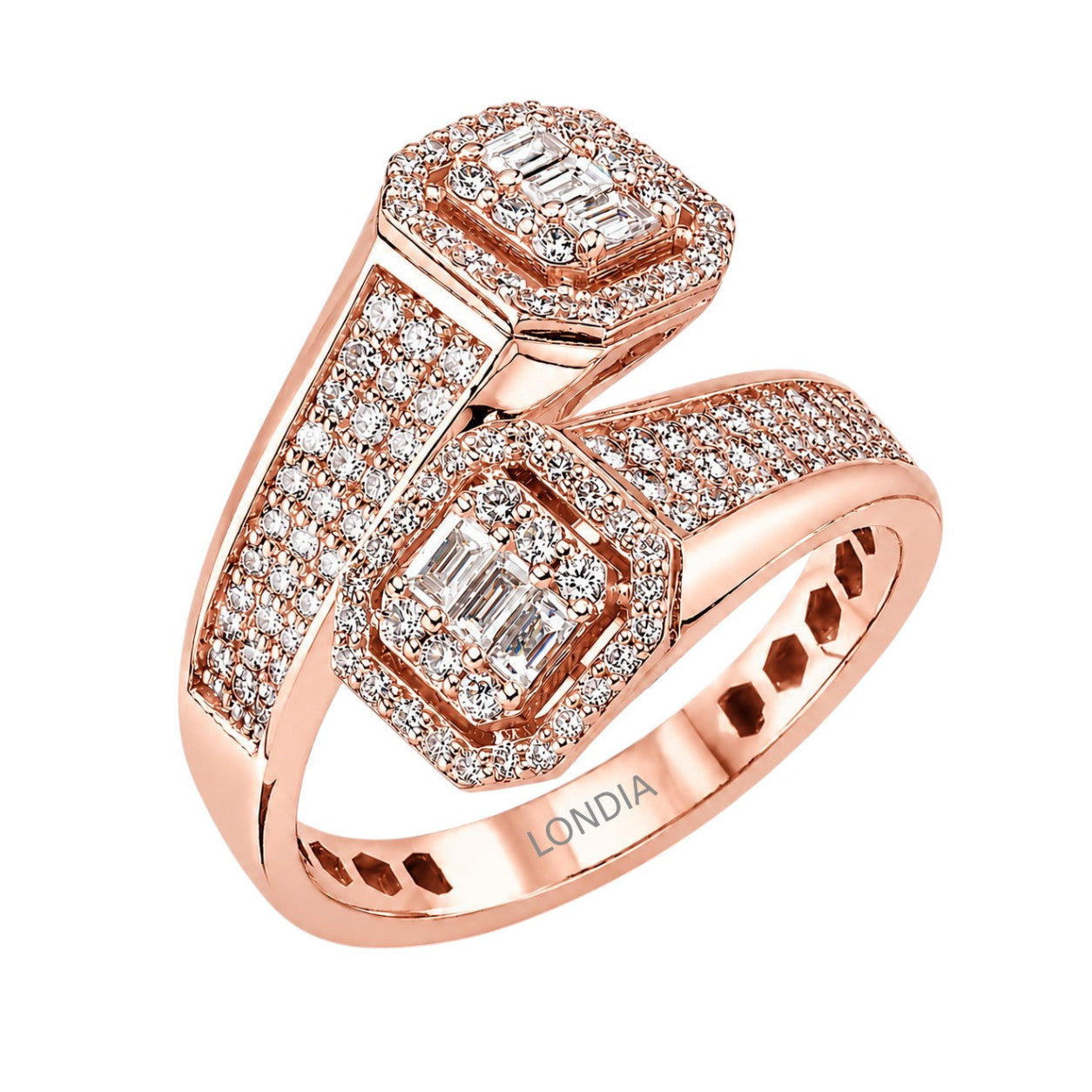 Natural Diamond Design Ring