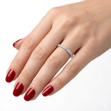 0.85 Carat Diamond Full Eternity Ring in 14K Solid Gold