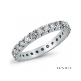 0.85 Carat Diamond Full Eternity Ring in 14K Solid Gold