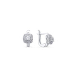 0.85 Ct Natural Diamond Designer Earrings