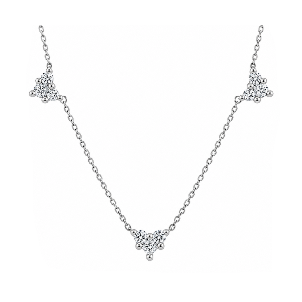 0.85 Carat Natural Diamond Long Necklace
