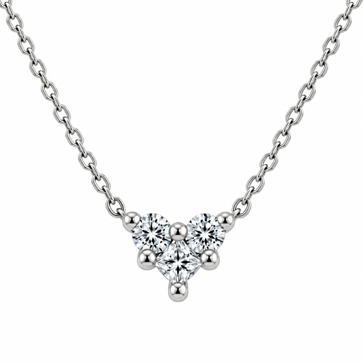 0.85 Carat Natural Diamond Long Necklace