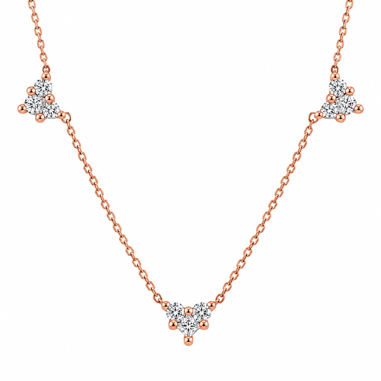 0.85 Carat Natural Diamond Long Necklace