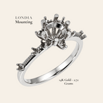 0.85 Ct. Vintage Design Ring Mounting 14K Gold