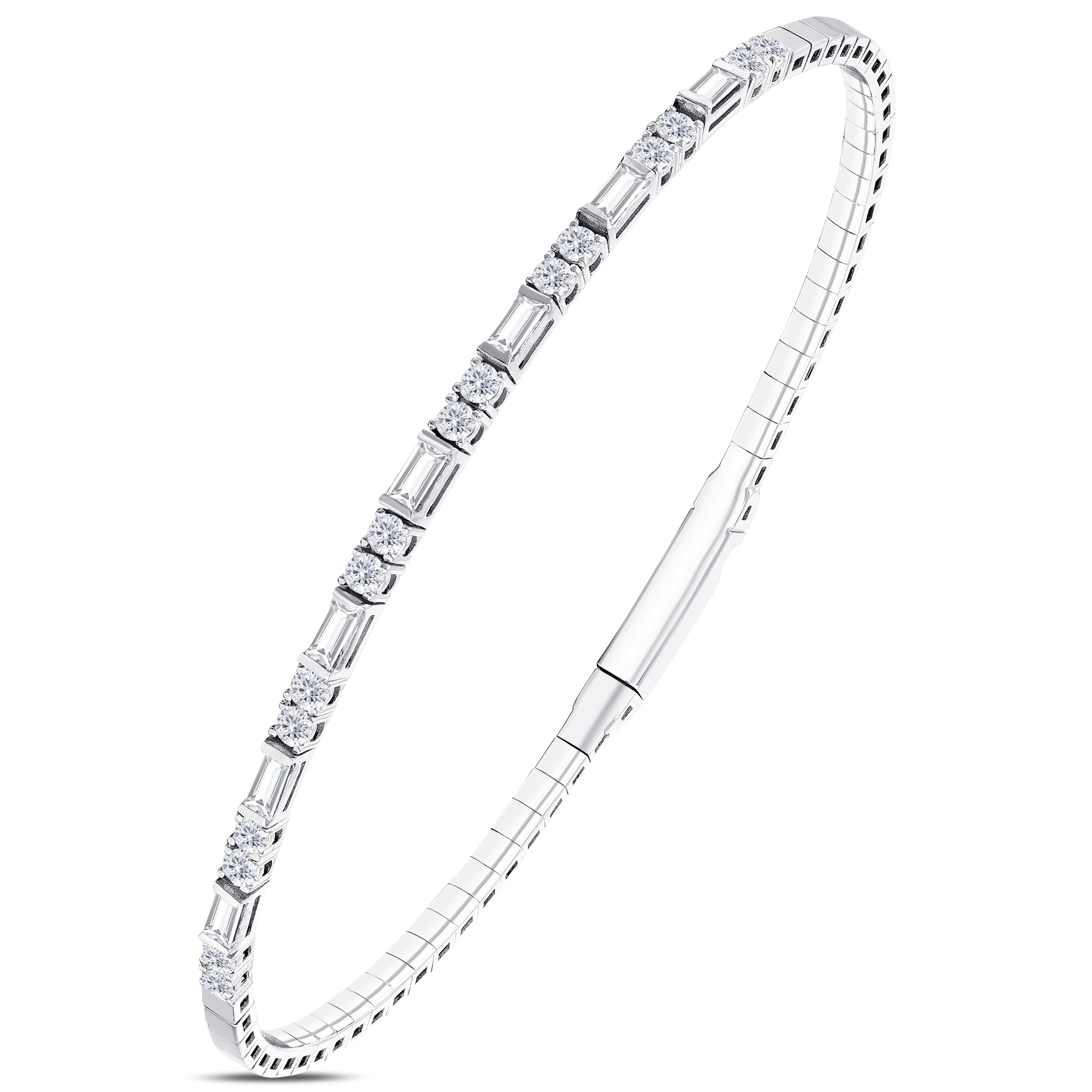 0.85 ct. Flexible Collection Diamond Bracelet 14K Gold