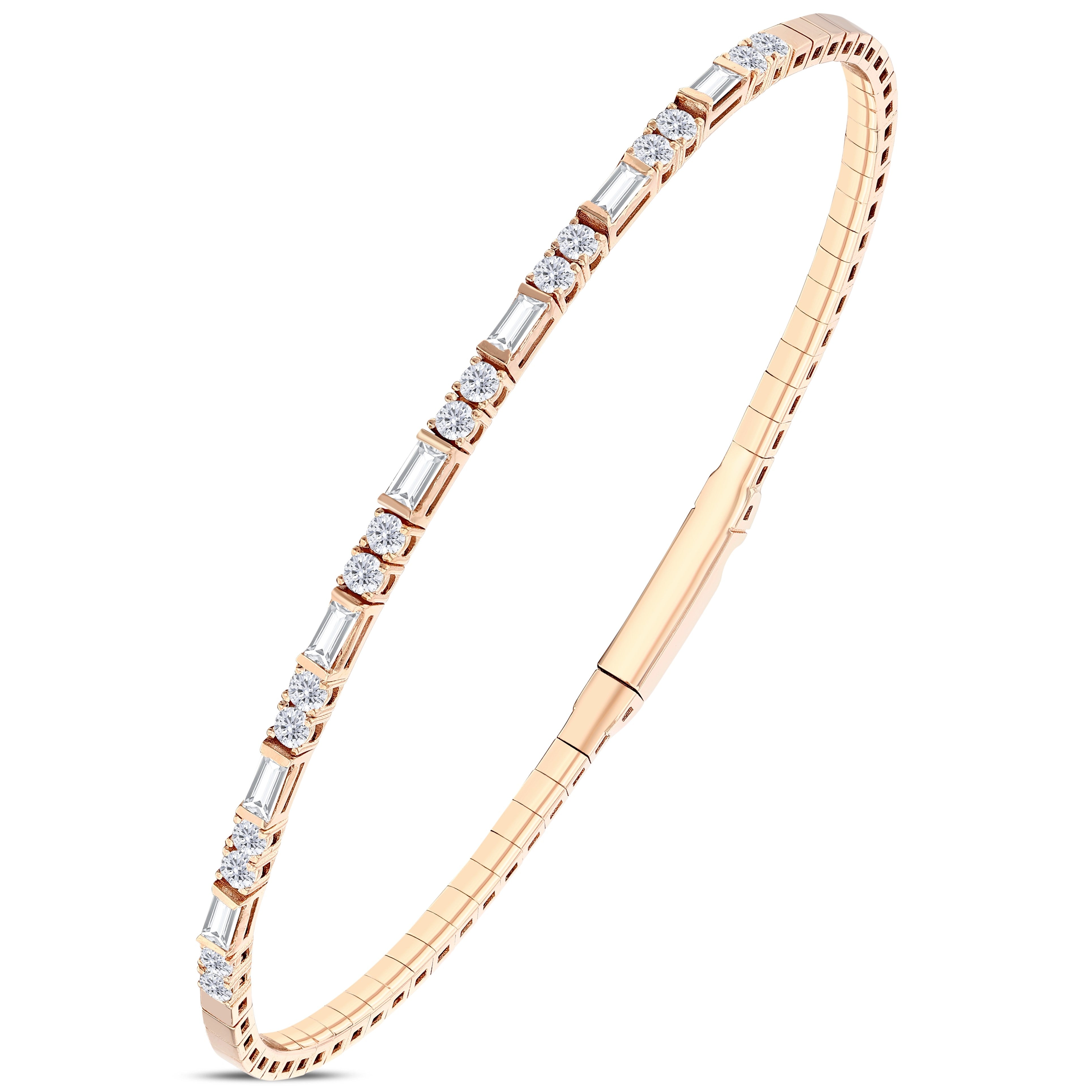 0.85 ct. Flexible Collection Diamond Bracelet 14K Gold