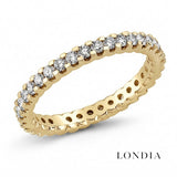 0.90 Carat Diamond Eternity Ring in 14K Solid Gold